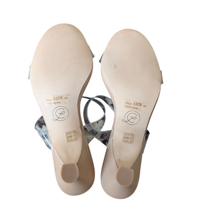 Chinese Laundry Yamila Clear Kitten Heel Slide Sandals (US 6.5)