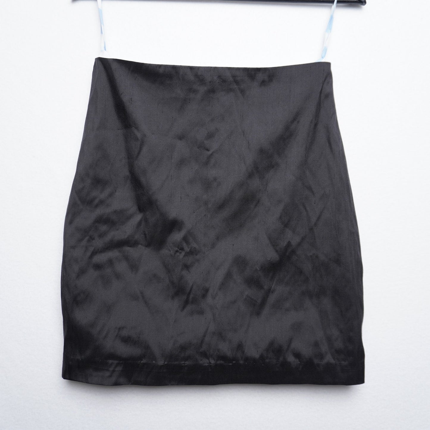 Leal Daccarett Black Mini Silk Skirt 8