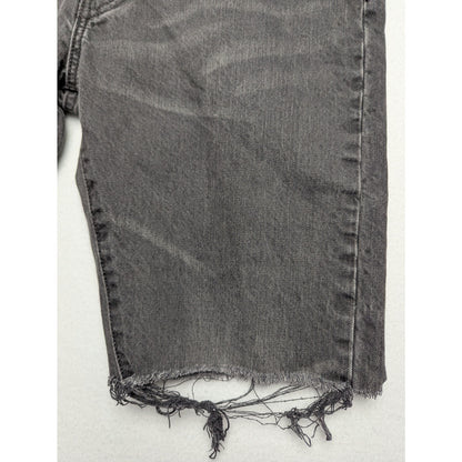 Levi's 505 Black Cutoff Shorts 100% Cotton 34