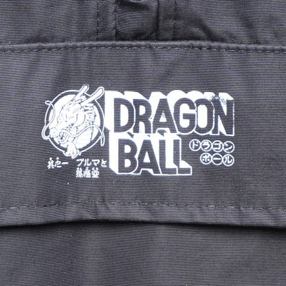 Dragon Ball Windbreaker Jacket | Anime Manga Graphic Anorak Hoodie Black Sz M