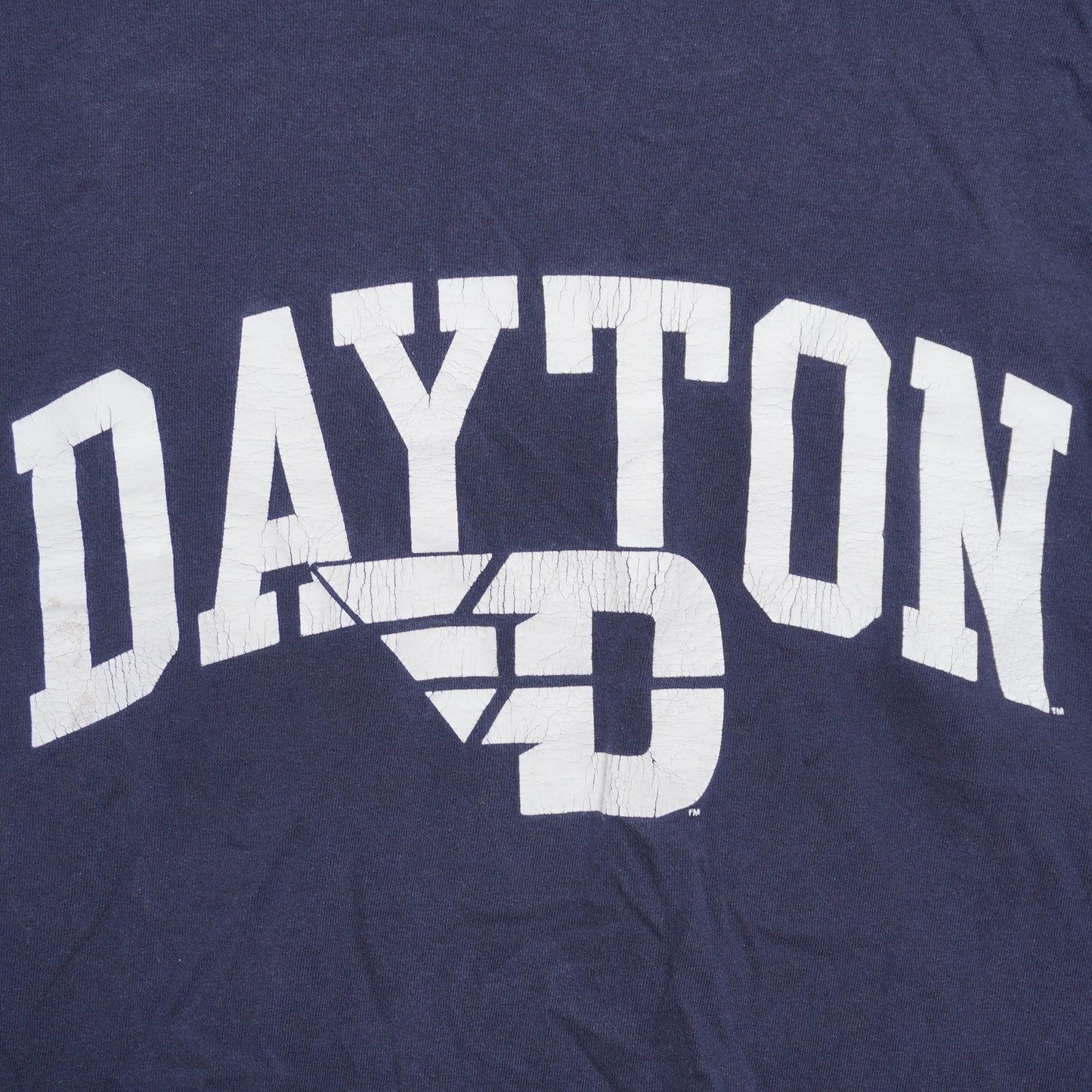 Champion University of Dayton Ohio Navy Blue T-shirt Size M