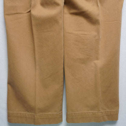 Eddie Bauer Relaxed Fit Khaki Pants Size 34x30 100% Cotton