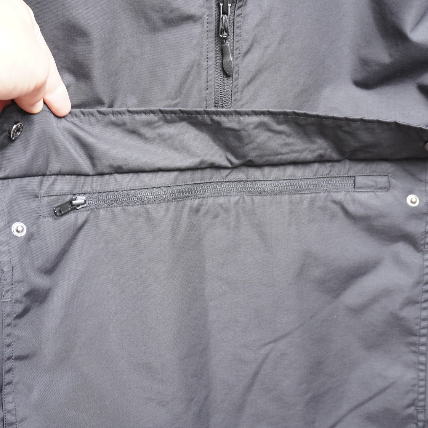Dragon Ball Windbreaker Jacket | Anime Manga Graphic Anorak Hoodie Black Sz M