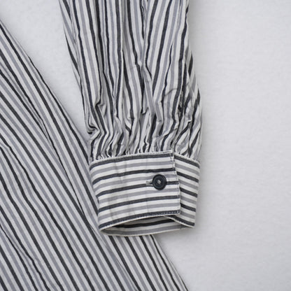 Calvin Klein Striped Shirt Dress Women’s Size 6 | 100% Cotton Belted Fit & Flare