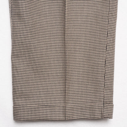 Lands’ End Men’s Dress Pants Size 36 Brown Houndstooth Check Cotton USA Made