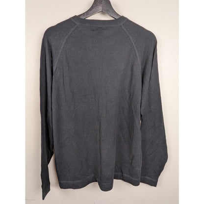 Vintage Dockers Silk Cashmere Blend Sweater Black Size Large