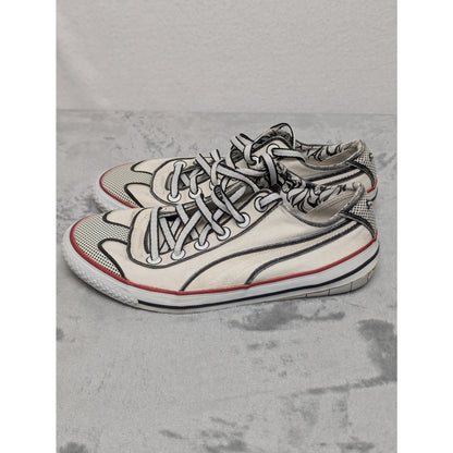 Puma 917 LO Sneaker Cartoon Outline White and Black US6.5