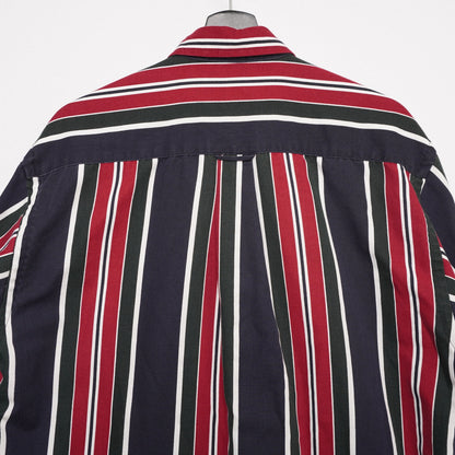 Vintage Nautica Striped Shirt Vertical Stripe 90s Button Down M