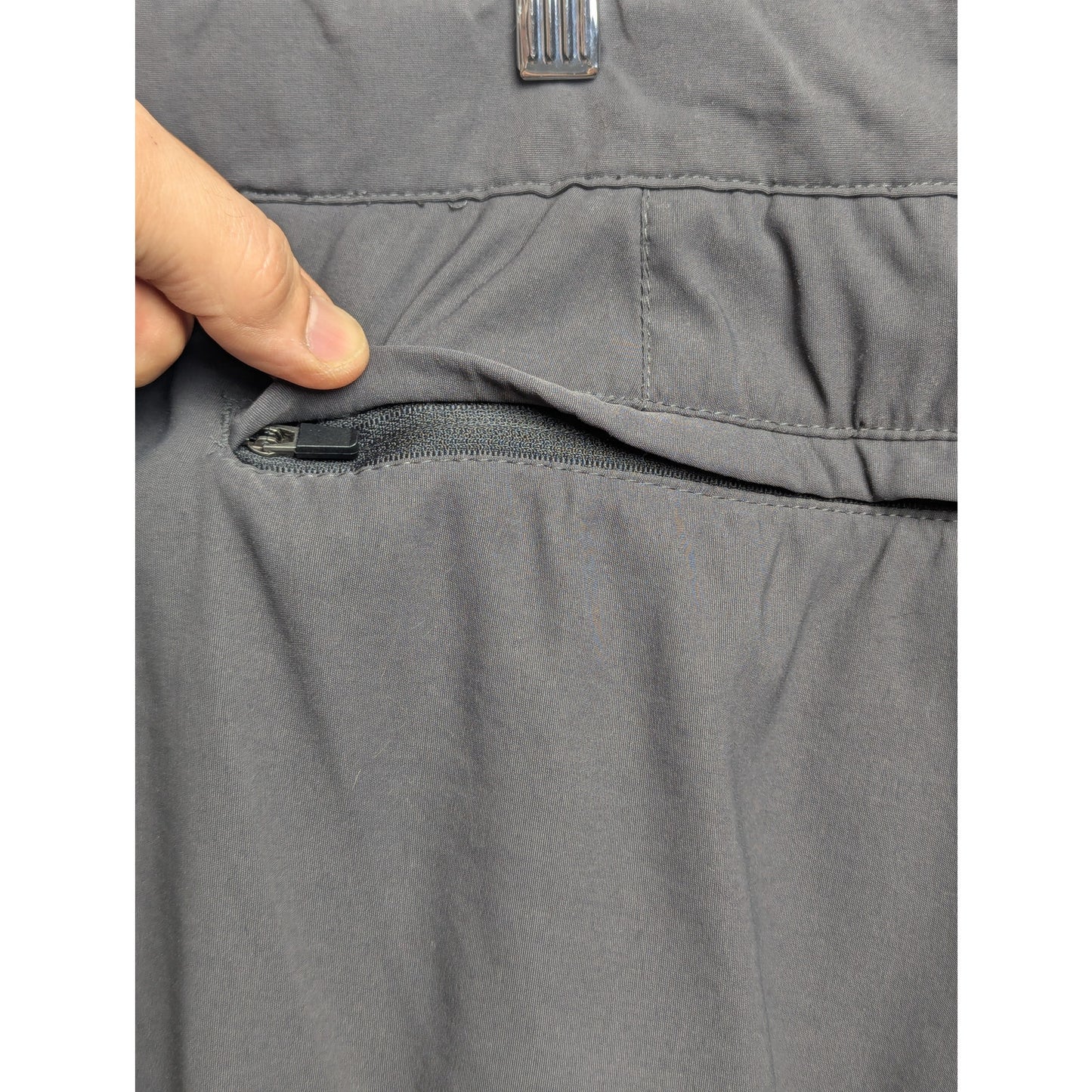Unionbay UB Tech Gray Classic Fit Comfort Waist Travel Pants Size 34