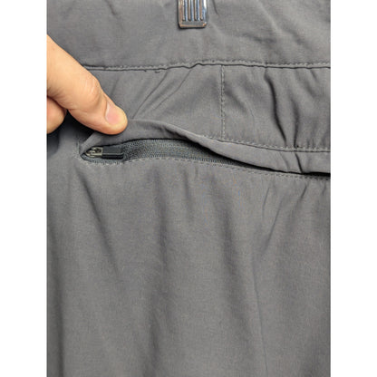 Unionbay UB Tech Gray Classic Fit Comfort Waist Travel Pants Size 34