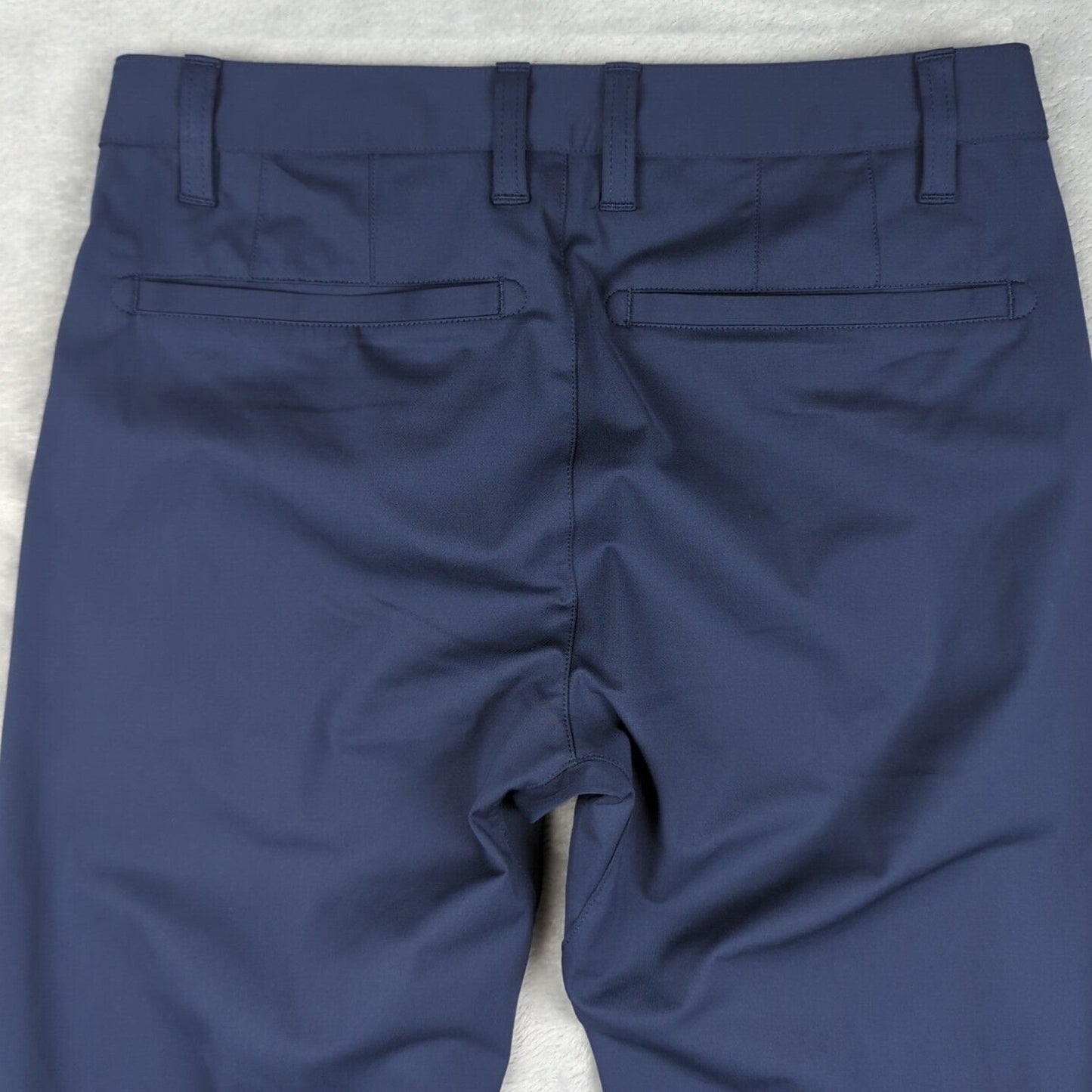 Men's Rhone Blue Commuter Pants Performance Chinos Size 28