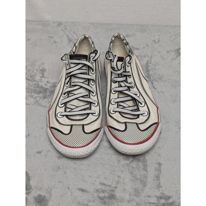 Puma 917 LO Sneaker Cartoon Outline White and Black US6.5