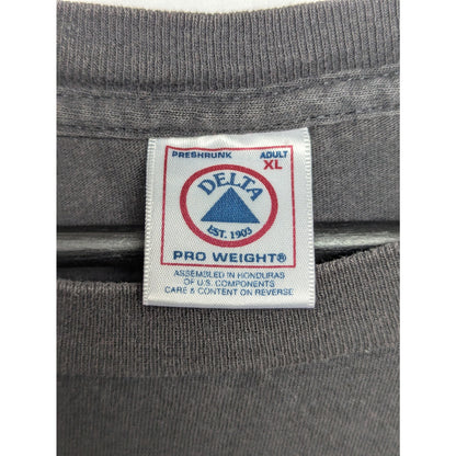 Vintage Embroidered NYC Black T-Shirt XL