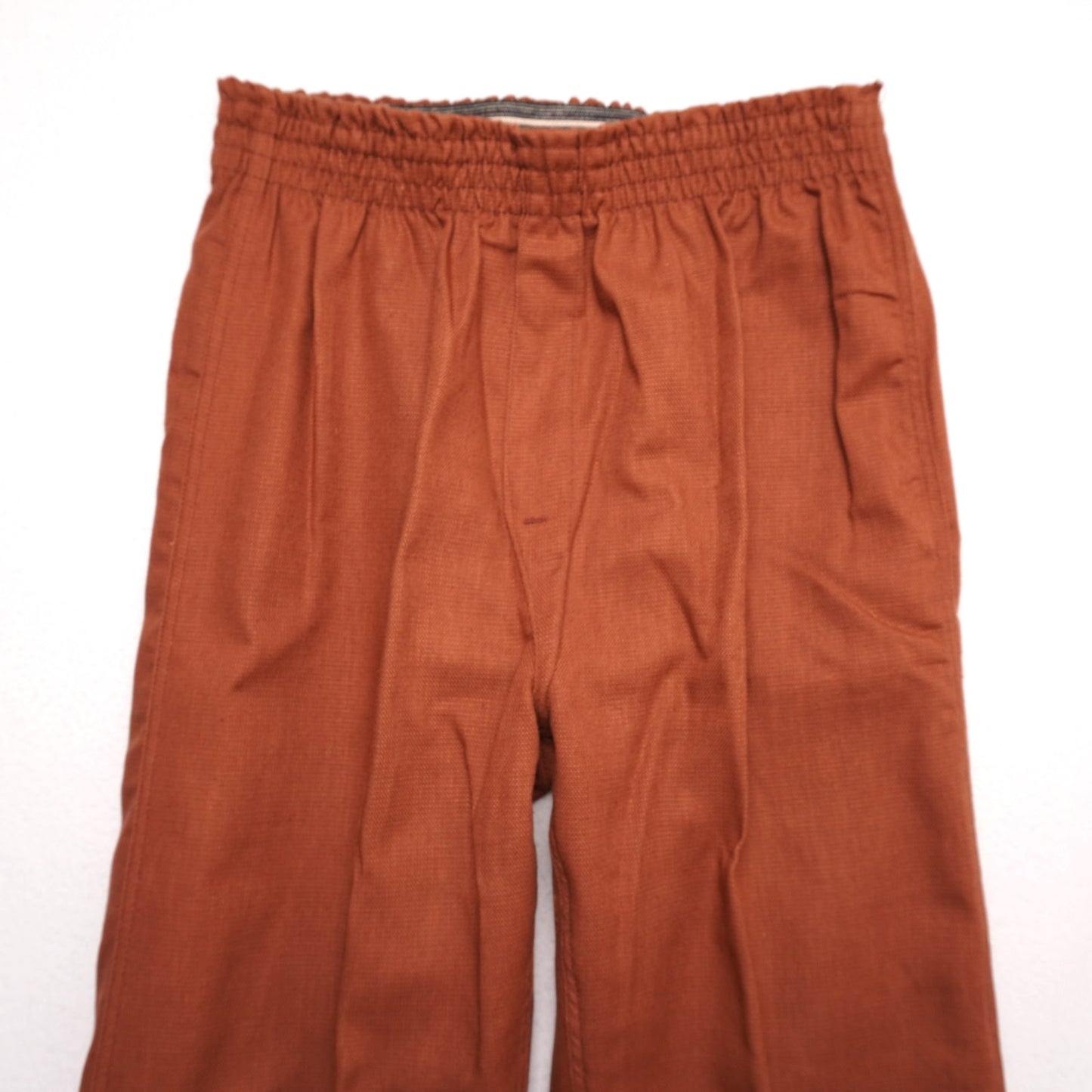 Vintage Super Laddie Brown Elastic Waist Pants Karoll's Chicago Workwear 70s 80s