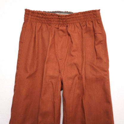 Vintage Super Laddie Brown Elastic Waist Pants Karoll's Chicago Workwear 70s 80s
