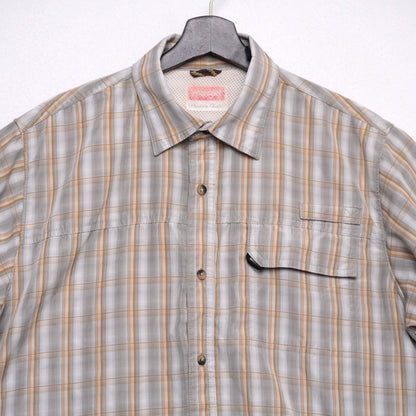 Wrangler Premium Quality Outdoor Shirt Plaid Vented Mesh Lined
