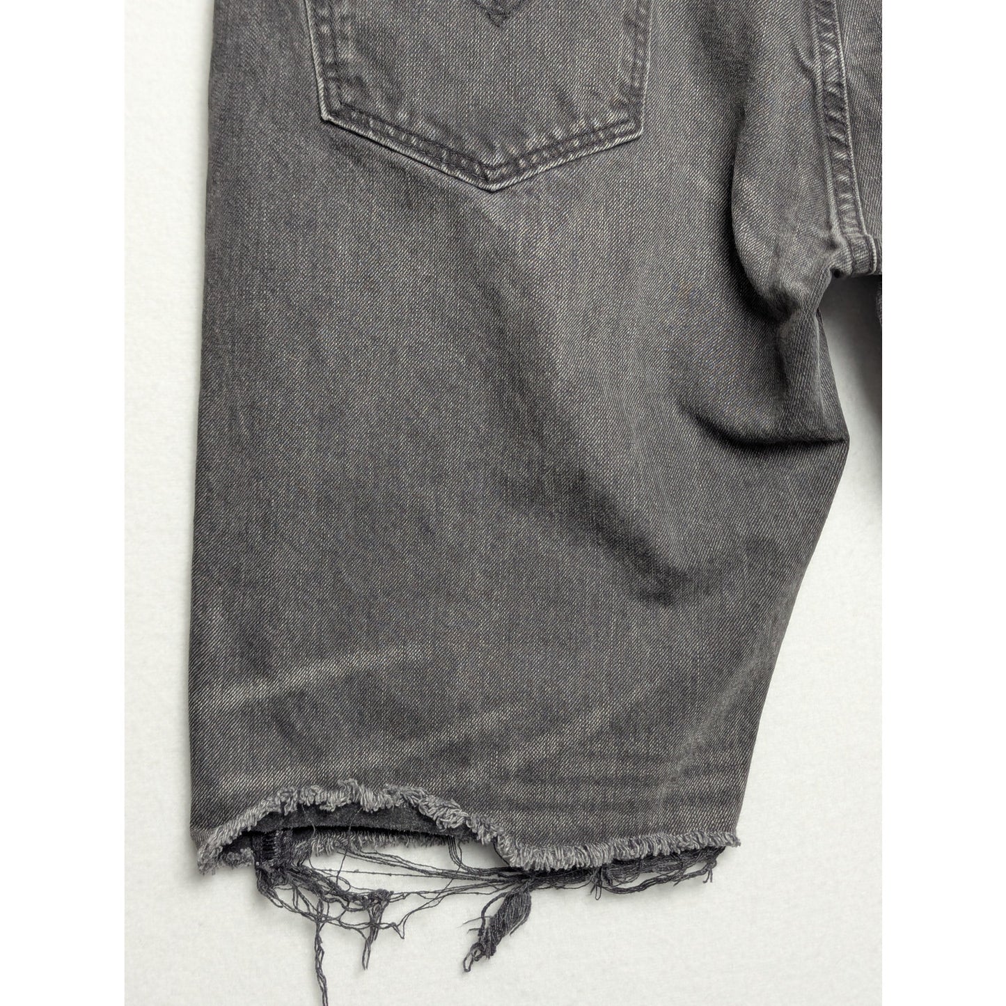 Levi's 505 Black Cutoff Shorts 100% Cotton 34