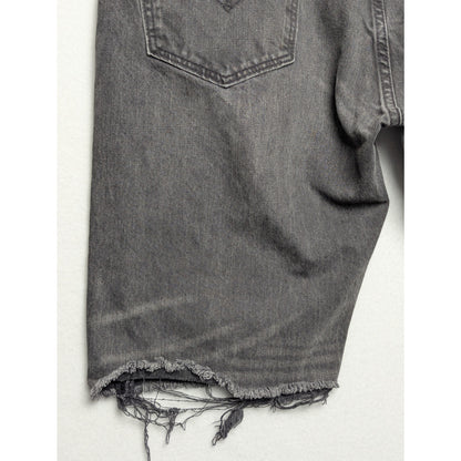 Levi's 505 Black Cutoff Shorts 100% Cotton 34