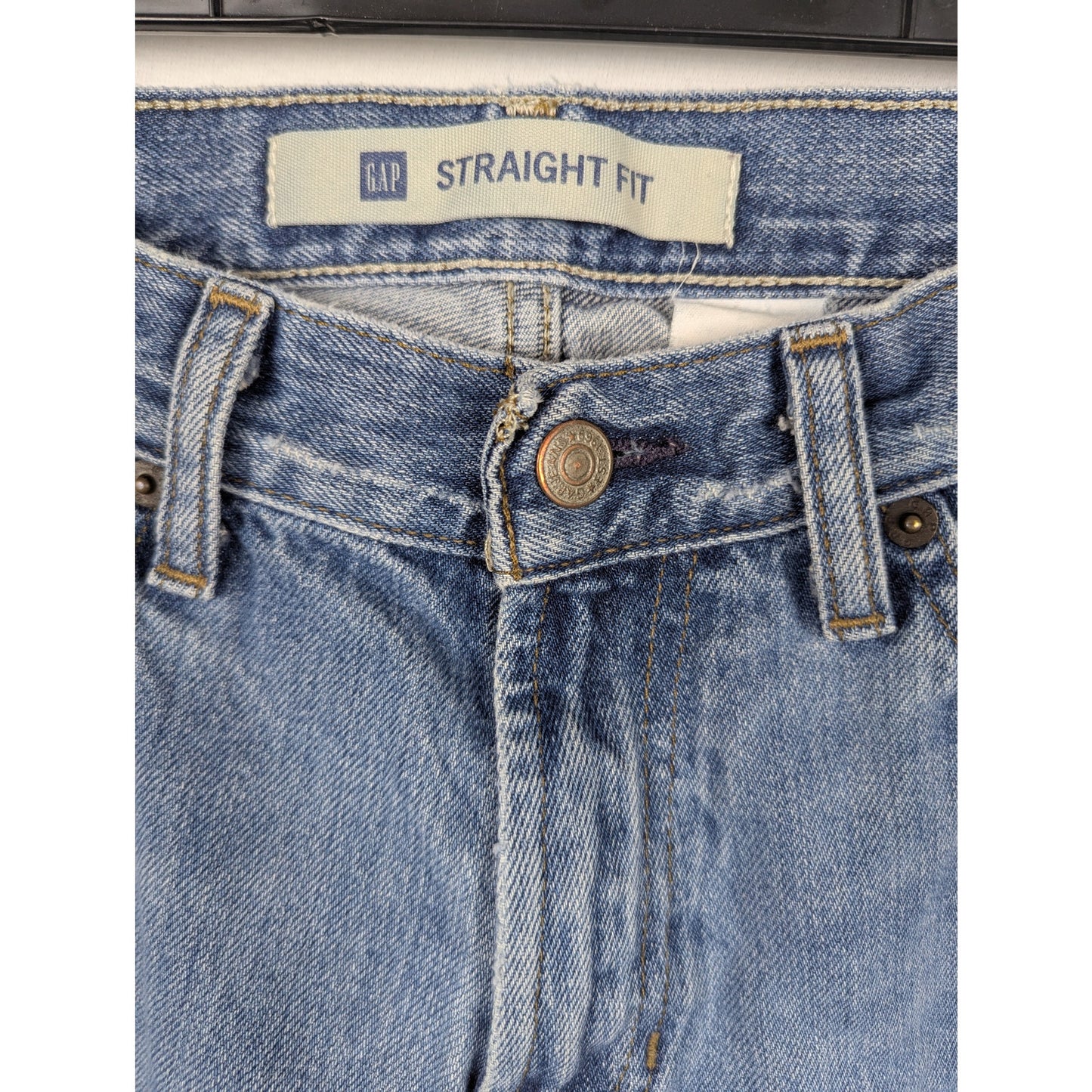 Vintage Gap Straight Fit Blue Jeans 28x30 100% Cotton