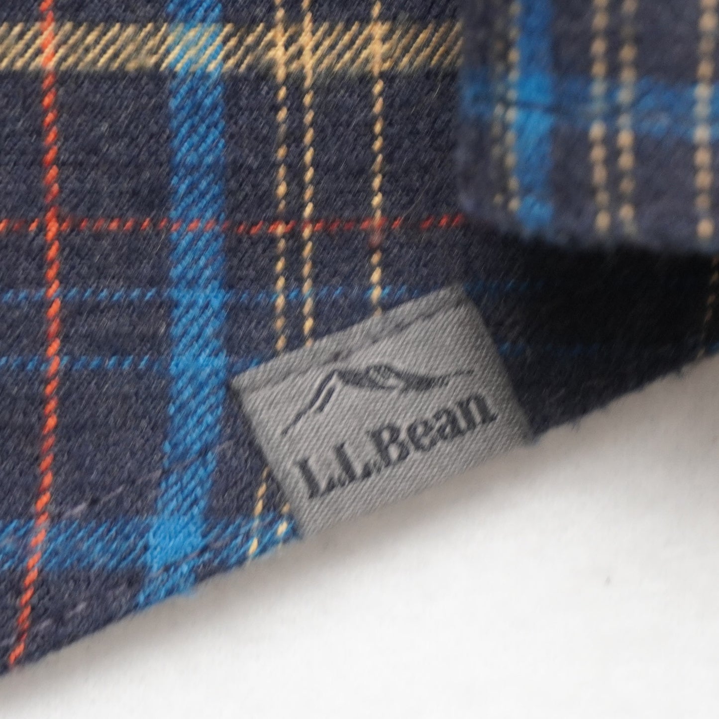 L.L. Bean Plaid Flannel Shirt Western Style Snap Front Multicolor Men's Medium M