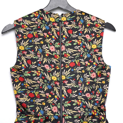 Jill Stuart Collection Fit & Flare Dress Sleeveless Floral Cocktail Party Dress