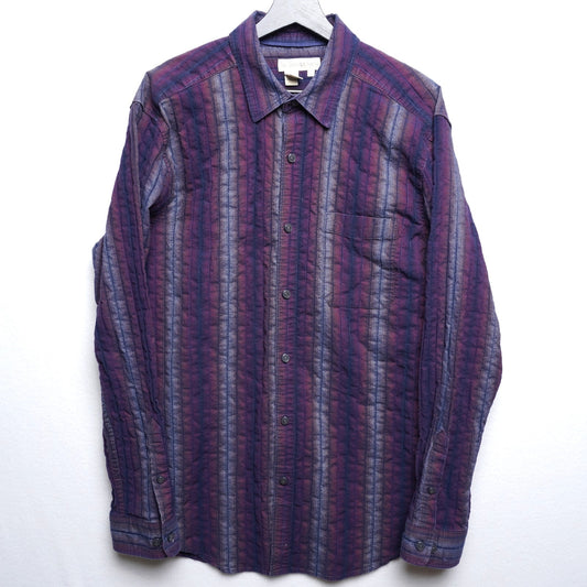 The Territory Ahead Striped Cotton Shirt Size L – Boho Casual Artisan Vintage