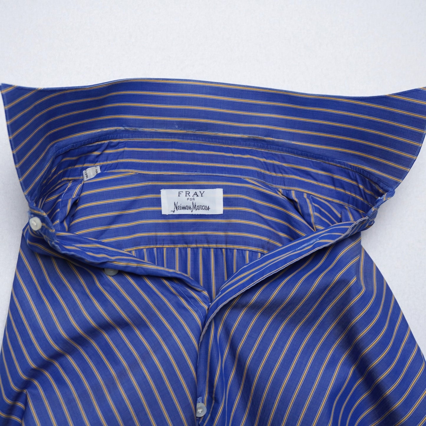 Fray for Neiman Marcus Striped Dress Shirt 15 1/2