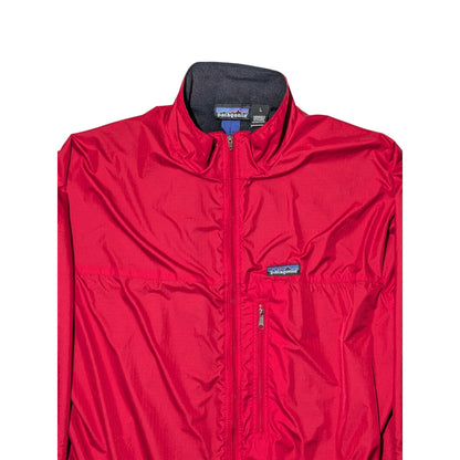 Vintage Patagonia Red Full Zip Windbreaker Fleece Lined Size L