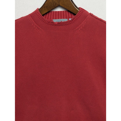 Vintage Sperry Top Sider Red Cotton Crewneck Sweater Men's Size M