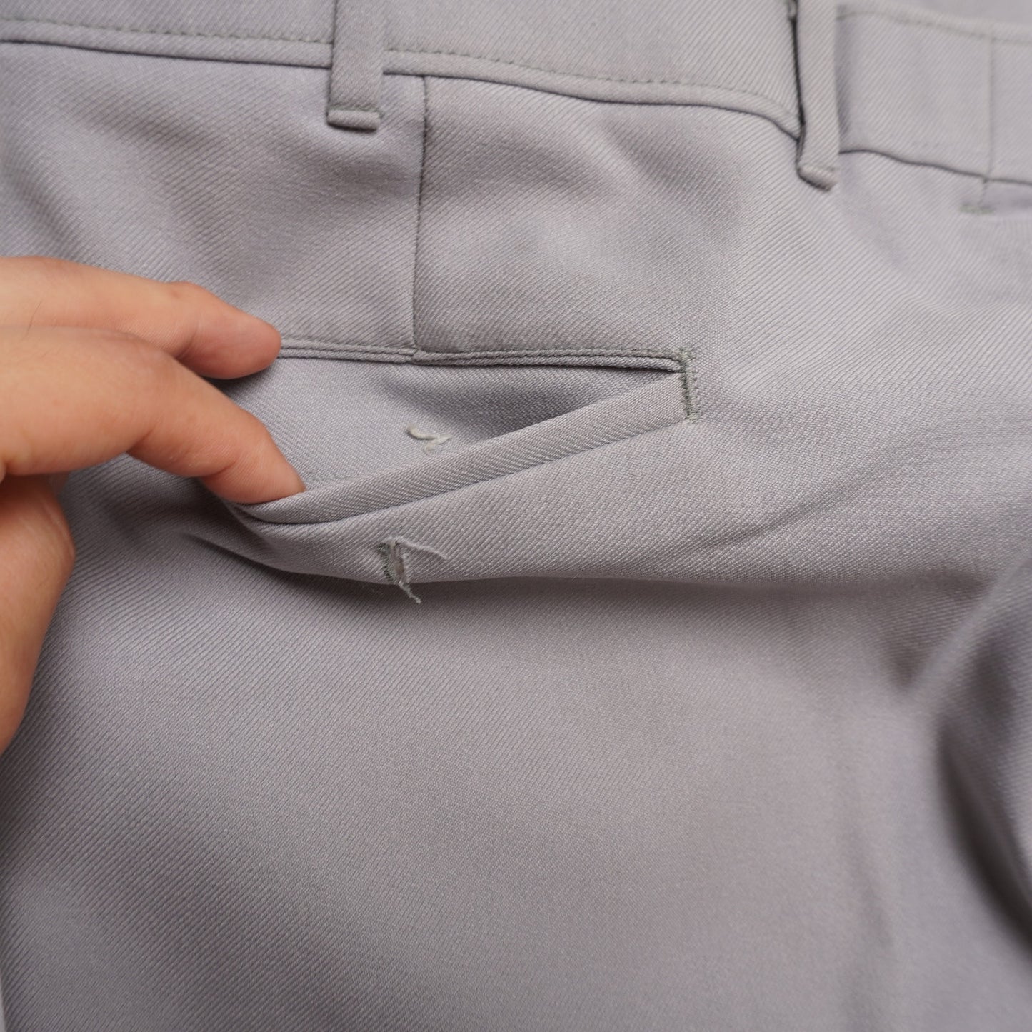 Vintage Levi's Action Slacks Sta-Prest Menswear Gray Dress Pants 70s Trousers