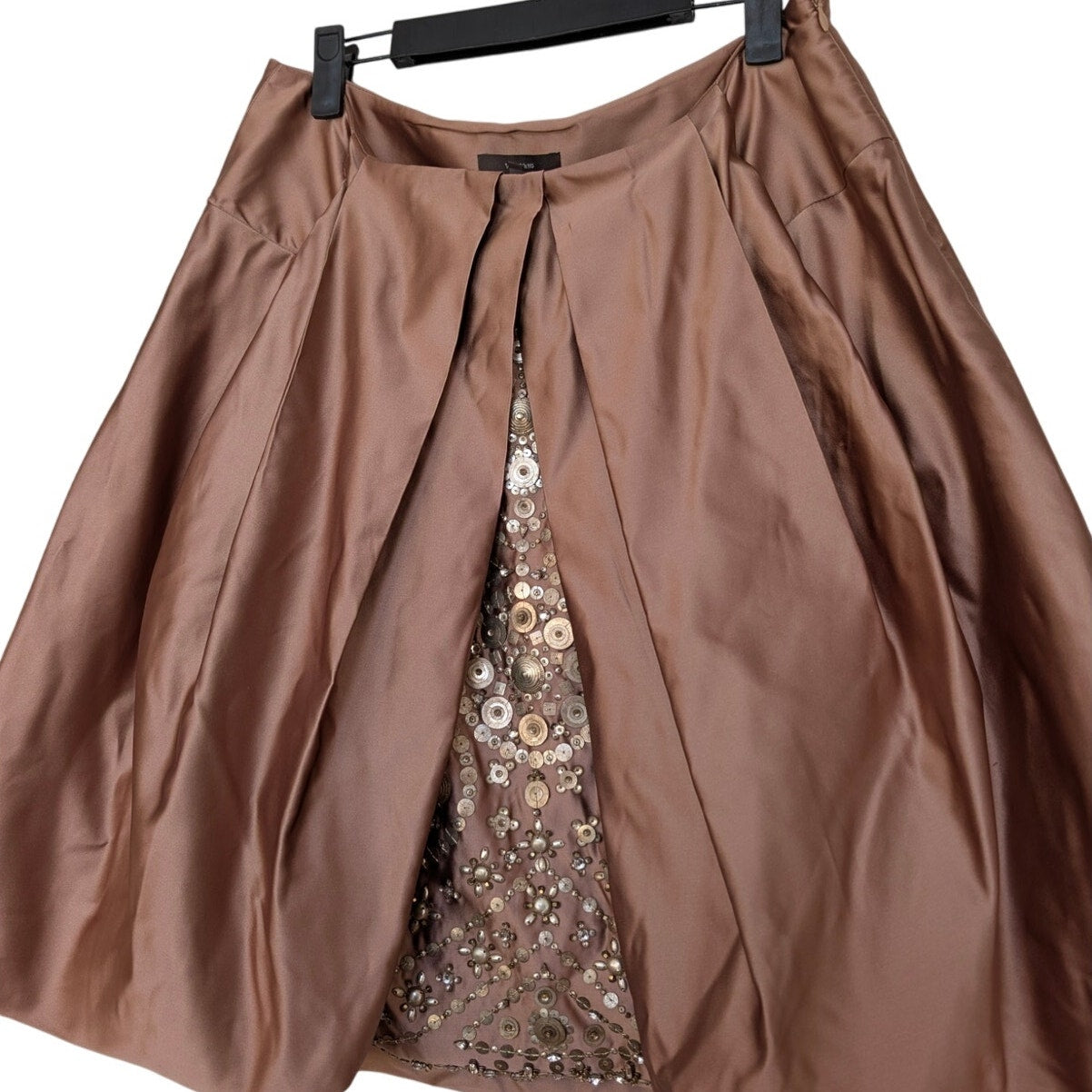 Vera Wang FW2007 Runway Silk Embroidered Skirt 42/8