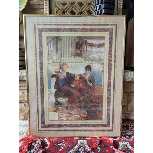 Framed Lawrence Alma-Tadema “Love’s Jewelled Fetter” Print – 22x28 Wall Art