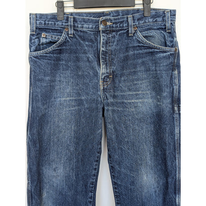 Dickies Carpenter Jeans Dark Wash 34x32 100% Cotton