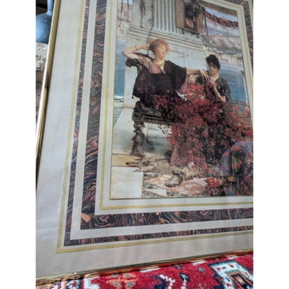 Framed Lawrence Alma-Tadema “Love’s Jewelled Fetter” Print – 22x28 Wall Art