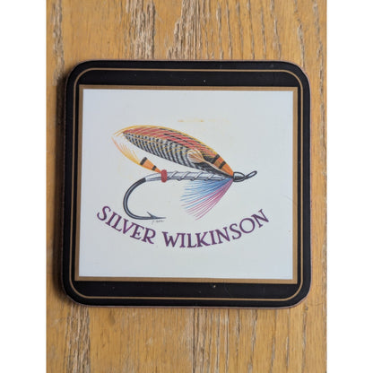 Vintage Pimpernel Coasters Salmon Flies by Gunnar Johnson - Set of 6