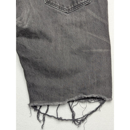 Levi's 505 Black Cutoff Shorts 100% Cotton 34