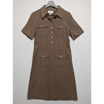 Vintage Women's Chadwick Brown Shirt Dress 8