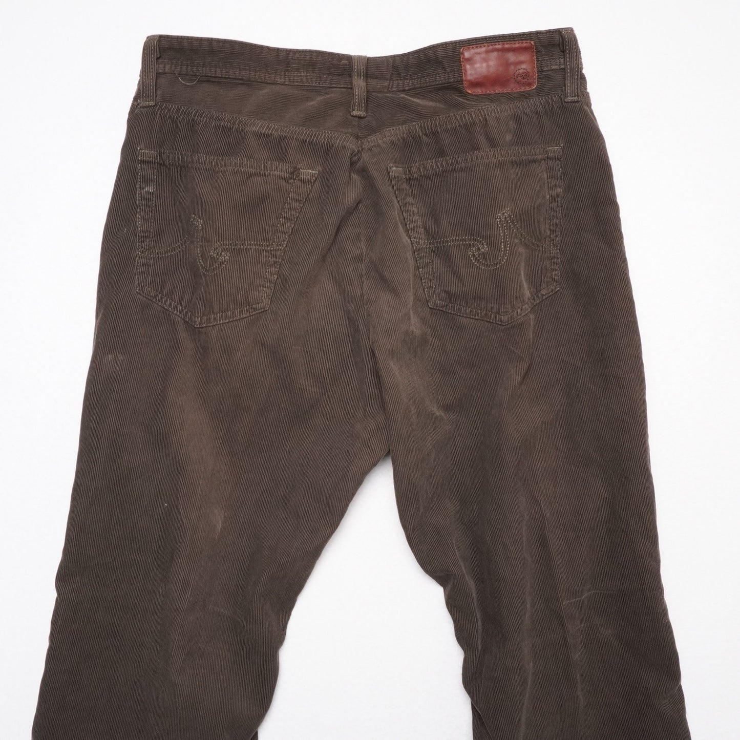 AG Adriano Goldschmied The Protégé Corduroy Pants Men's 36 Straight Leg USA
