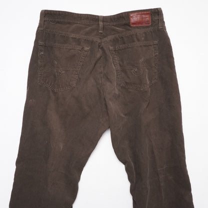AG Adriano Goldschmied The Protégé Corduroy Pants Men's 36 Straight Leg USA