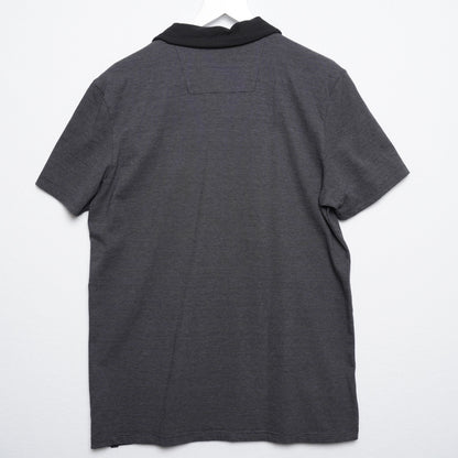 NWOT Calvin Klein Gray Liquid Cotton Slim Fit Polo L