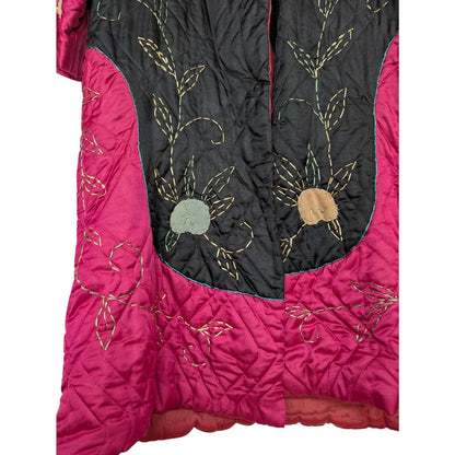 Vintage Kimono Style Quilted Robe As Is