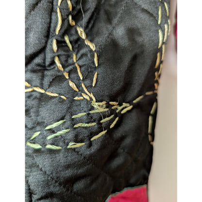 Vintage Kimono Style Quilted Robe As Is