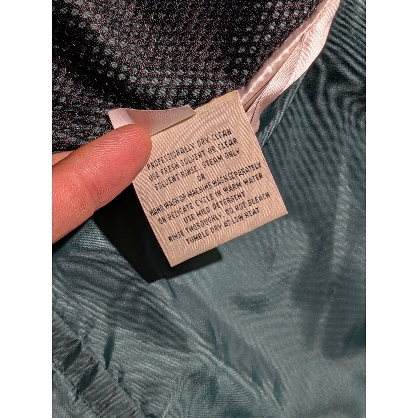 Vintage Eddie Bauer Lined Goose Down Puffer Vest Navy Blue Size Large