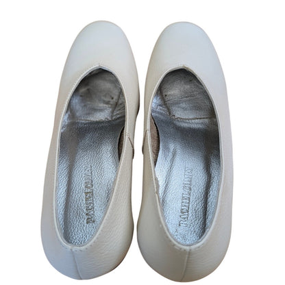 Rachel Comey Falk Cream White Stacked Pump 6
