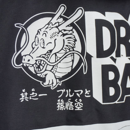 Dragon Ball Windbreaker Jacket | Anime Manga Graphic Anorak Hoodie Black Sz M