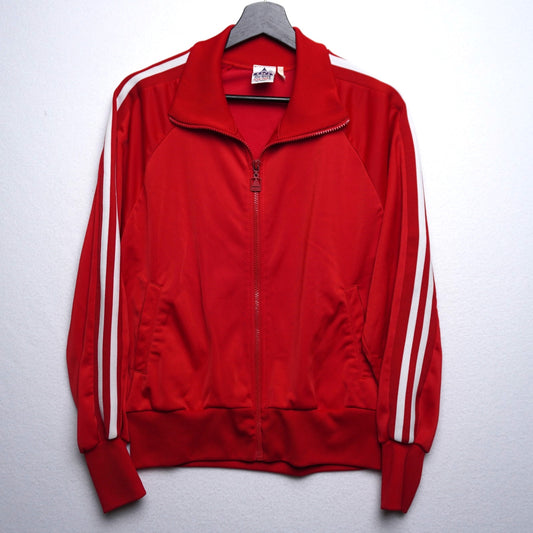 Vintage Du Bois Action Wear Red Track Jacket White Stripes - Size Small