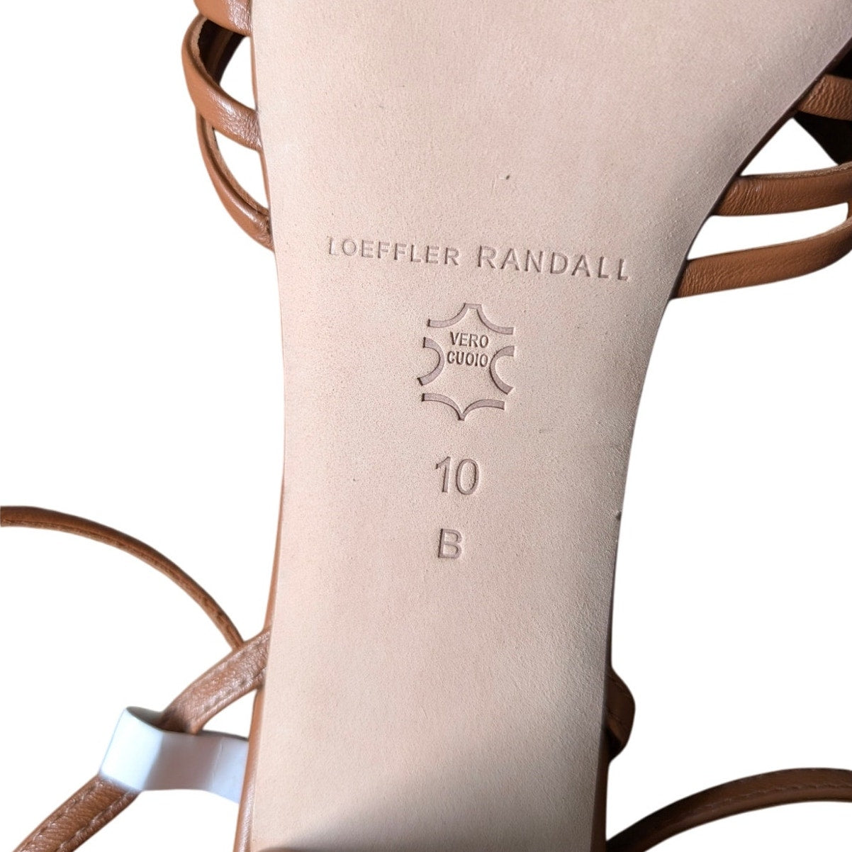 Loeffler Randall Olivia Strap Leather Sandal (US 10)