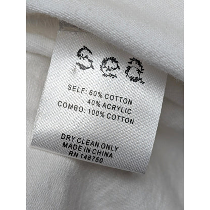 Sea New York White Crew Neck Trim Detail Top S