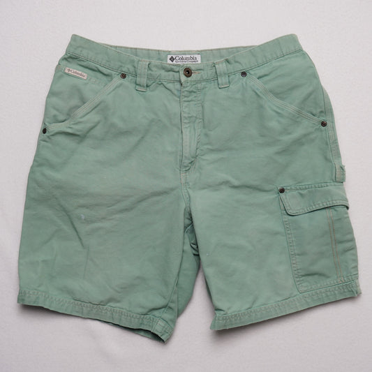 Columbia Sportswear Men’s Cargo Shorts Green Outdoor Utility Hiking Fishing