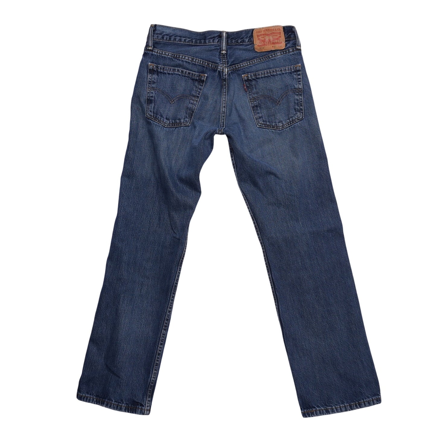 Levi's 514 Men's Straight Fit Jeans Blue Denim Made in Mexico Size 32